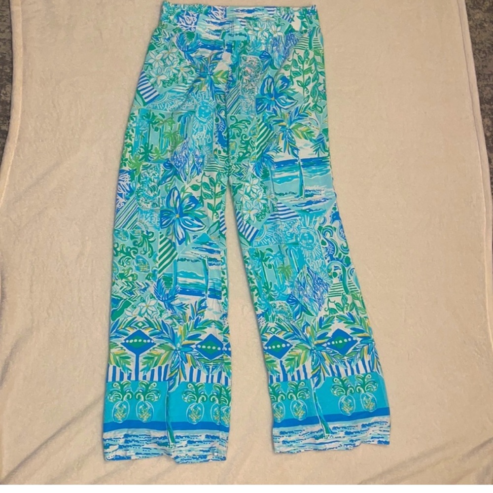 Lilly Pulitzer Bell Harbour Pallazo pants in Small